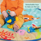 Finding Nemo Mr. Ray activity gym with lights, music, and detachable toys for baby development