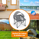 Bright Starts Pop 'N Chill Travel Seat, Grey