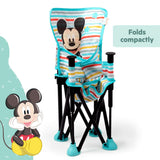 Bright Starts Disney Baby Pop 'N Sit Portable Booster, Mickey Mouse