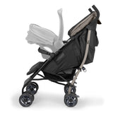 Ingenuity 3Dlite Jewel Convenience Stroller  Lightweight Folding Stroller with Car Seat Compatibility & Extra-Large Canopy - Khaki