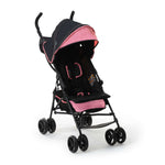 Pink 3Dmini Convenience Stroller with canopy and padded seat, ideal for travel and everyday use.