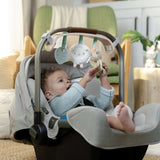 Ingenuity Soothing Essentials Wood Carrier Toy Bar - For Ages 0-12 Months, Unisex