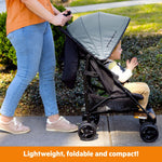 Ford Bronco HighGear Lightweight Convenience Stroller in Area 51 color with steel frame and adjustable canopy