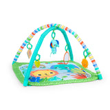 Bright Starts Wild Wiggles Baby Activity Gym & Machine-Washable Play Mat, Green