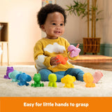 Bright Starts Cubes & Cuties 18-Piece Gift Set, Multicolor