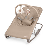 Ingenuity Nestle Vibrating Rocker with breathable mesh, gentle vibrations, removable toy bar, and travel bag for infants 0-6 months