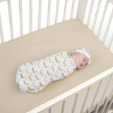 SwaddleMe by Ingenuity First Moments Collection Muslin Blanket & Hat Gift Set (4-Piece)