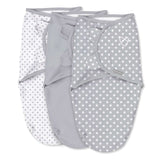 SwaddleMe by Ingenuity Original Swaddle, Size SM, 0-3 months, 3pk (Criss Cross)