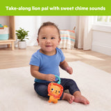 Bright Starts Road Trip 4-Piece Gift Set, Travel Baby Toy Set With Teether Keys, Oball Rattle Roll Car & More, Unisex, 3 Months+