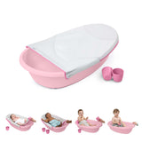 Ingenuity Room to Soak 4-in-1 Baby Tub, 4 Stages of Use, OM+ - Pink