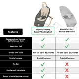 Ingenuity Every Season Rocking Seat - For Ages 0-30 Months - Wesley