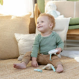 Ingenuity Soothing Essentials Wood Carrier Toy Bar - For Ages 0-12 Months, Unisex