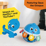 Baby Einstein Opus Jingle and Shake rattle toy with colorful fabric arms for babies