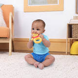 Disney Winnie the Pooh Natural Rubber Teether Toy by Bright Starts, Unisex, Ages 3 Months & Up