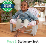 Ingenuity Keep Cozy 3-in-1 Grow with Me Baby Bouncer, Rocker & Toddler Seat, Burst