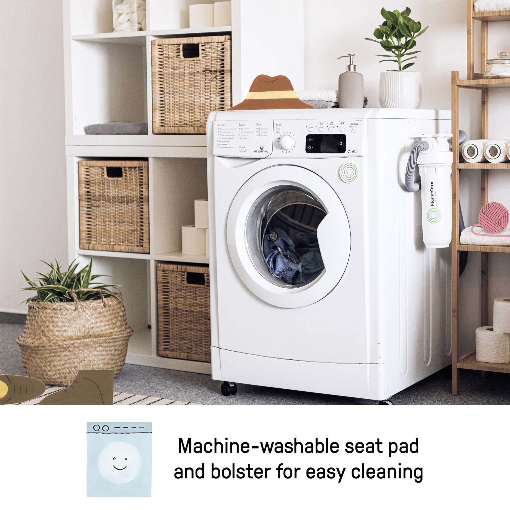 Keep Cozy Baby Bouncer 3-in-1 infant rocker and toddler seat in pink with plush bunny toy