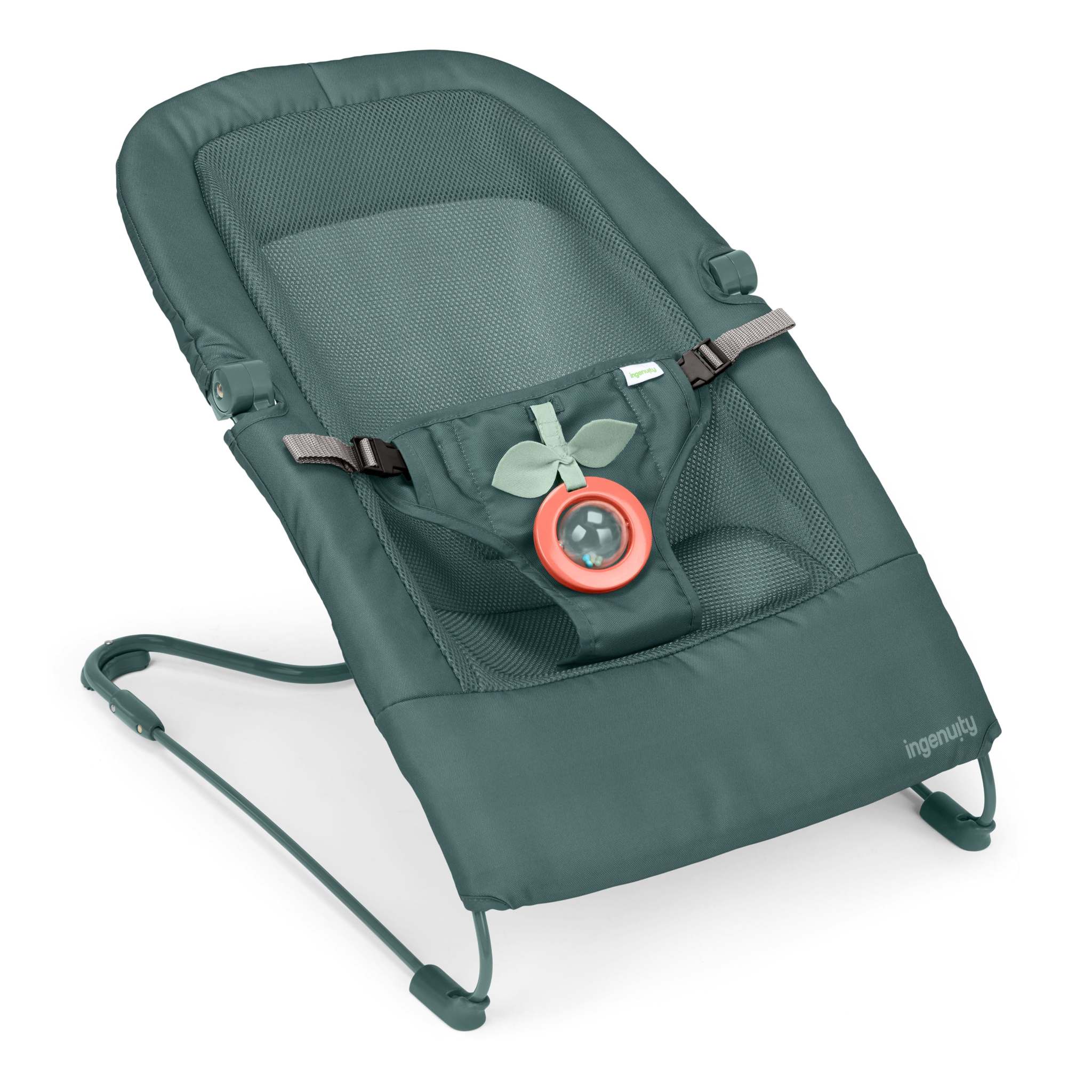 Ingenuity Stow & Go Compact Folding Bouncer - Grey