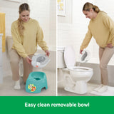 Bright Starts Full Comfort Baby Potty with Easy Clean Bowl & Splash Guard - Blue