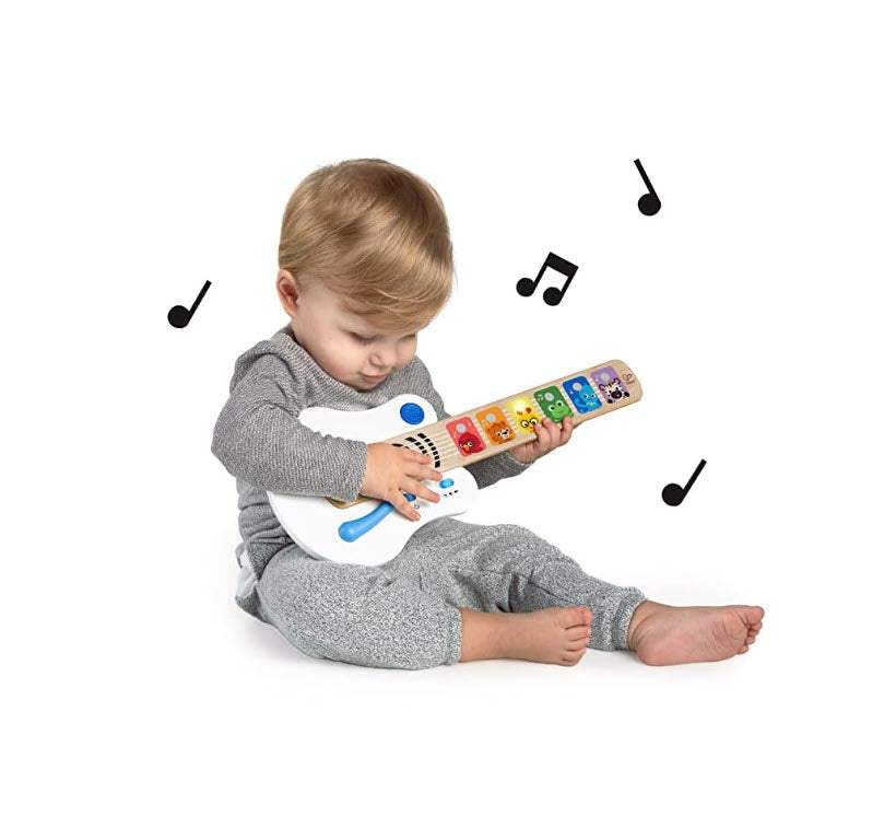 baby playing music