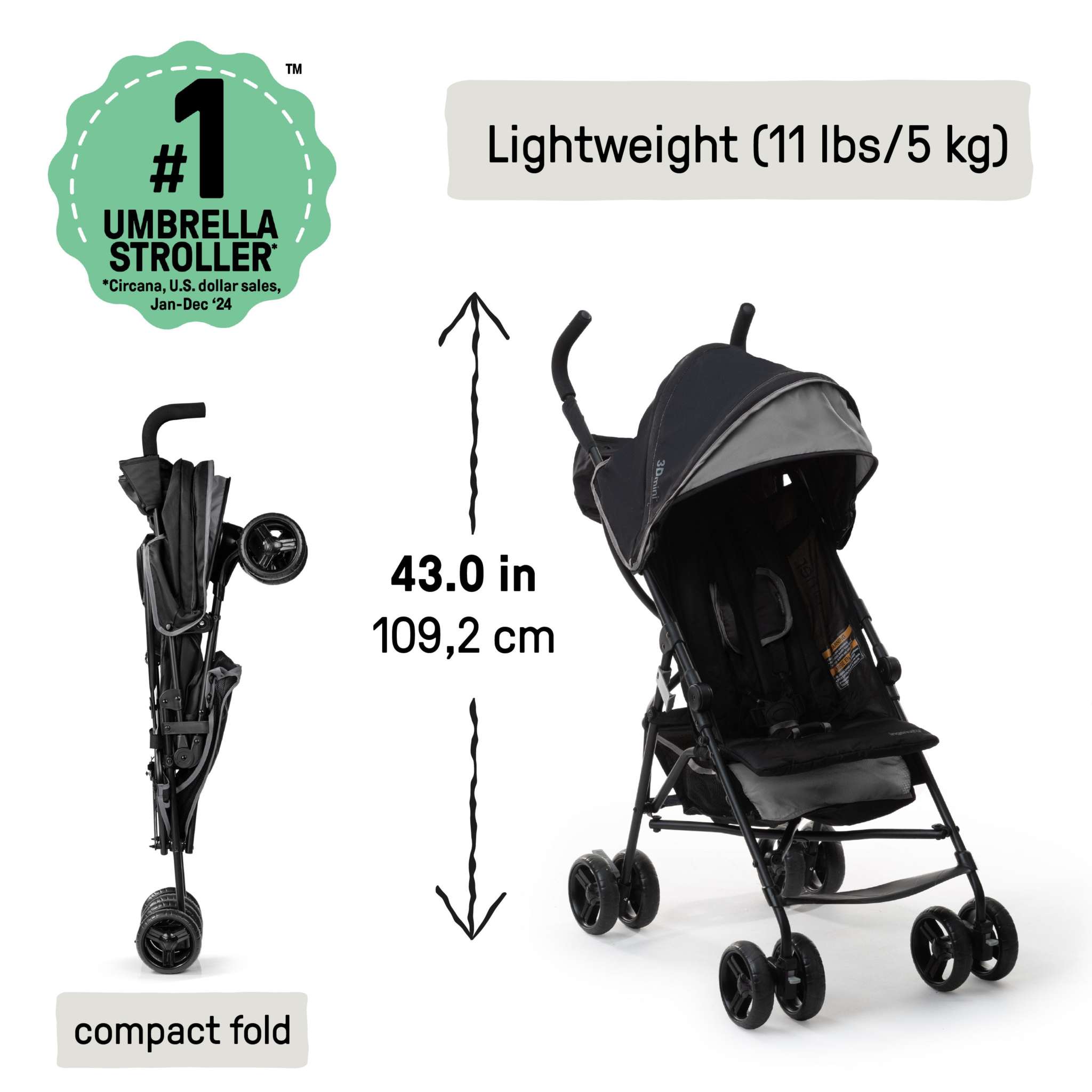 summer infant umbrella stroller comparison 3Dmini Convenience Stroller