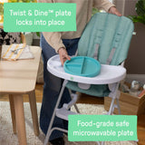 Ingenuity Sun Valley Compact Folding High Chair - Teal