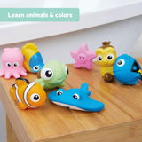 Disney Finding Nemo Just Keep Splashing 8 Piece Bath Set by Bright Starts, Unisex, 9 Months+