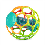 Oball Easy Grasp Rollin' Rainstick Rattle Cause & Effect Infant Toy, 6"