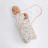 SwaddleMe by Ingenuity Naps & Nights Adjustable Easy-Wrap Baby Swaddle Set - Posy