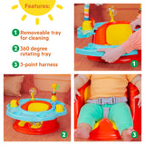 Bright Starts SuperSeat 3-in-1 Seat, Playful Paradise, Unisex