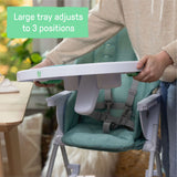 Ingenuity Sun Valley Compact Folding High Chair - Teal
