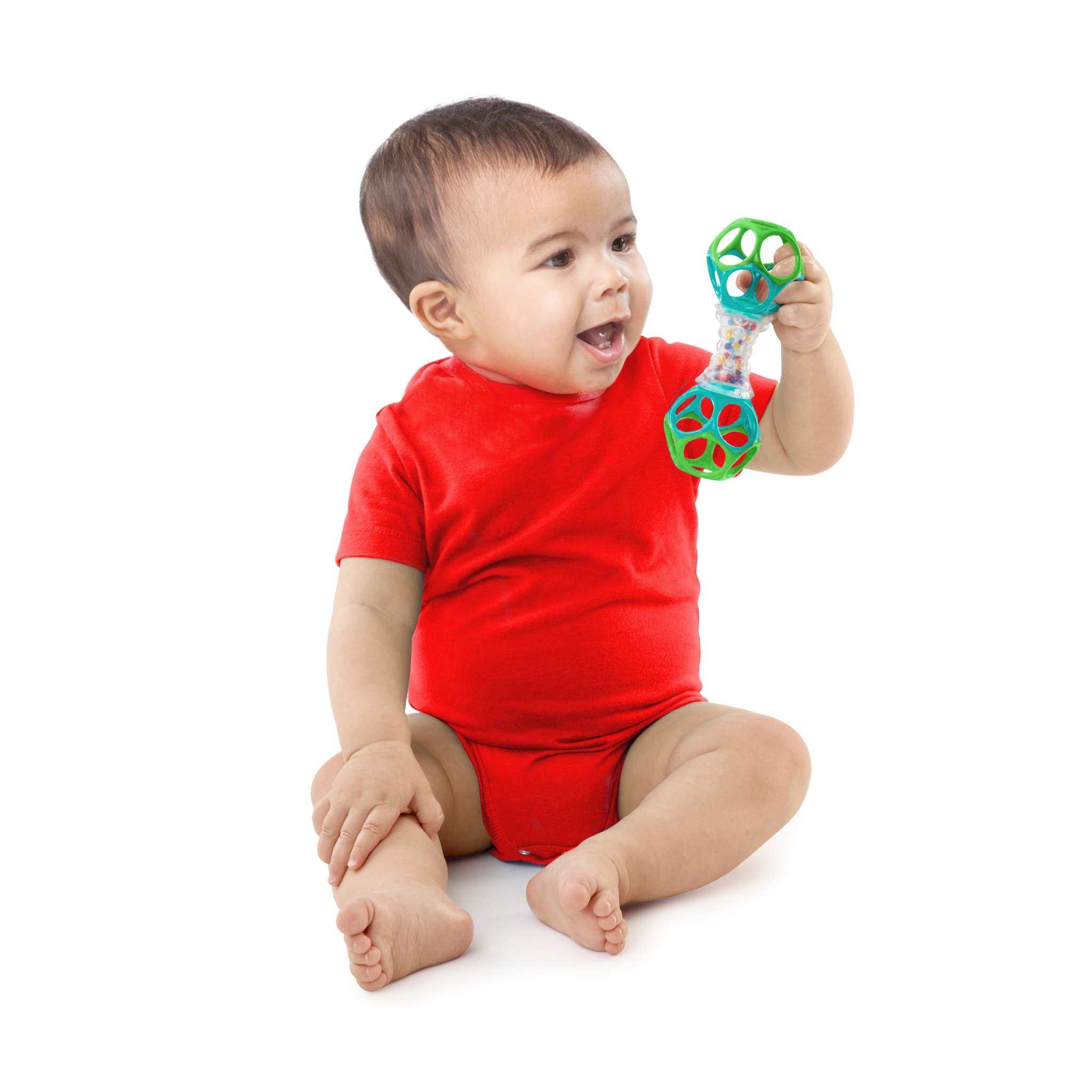 baby playing with a little shakers 6-piece gift set