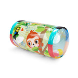 Bright Starts Roll-Along Rainforest Baby Toy, Push & Crawl Activity Toy with Rattle Balls