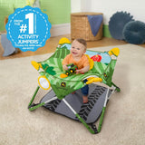Bright Starts John Deere Pop 'N Jump Portable Activity Jumper, Unisex, 6M+