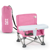 Bright Starts Pop 'N Sit Portable Booster, Pink