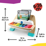 Baby Einstein Magic Touch Piano wooden toy for toddlers with color-coded music sheets and volume control