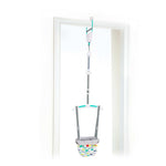 Baby in Bright Starts Playful Parade Door Jumper no tools required