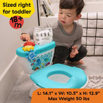 Baby Einstein 2-in-1 potty training system with spinning gears and character pot