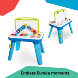 Baby Einstein Curiosity Table Activity Station toddler toy with spinning gears and color circuits