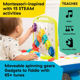 Baby Einstein Curiosity Table activity station toddler toy with spinning gears and lights