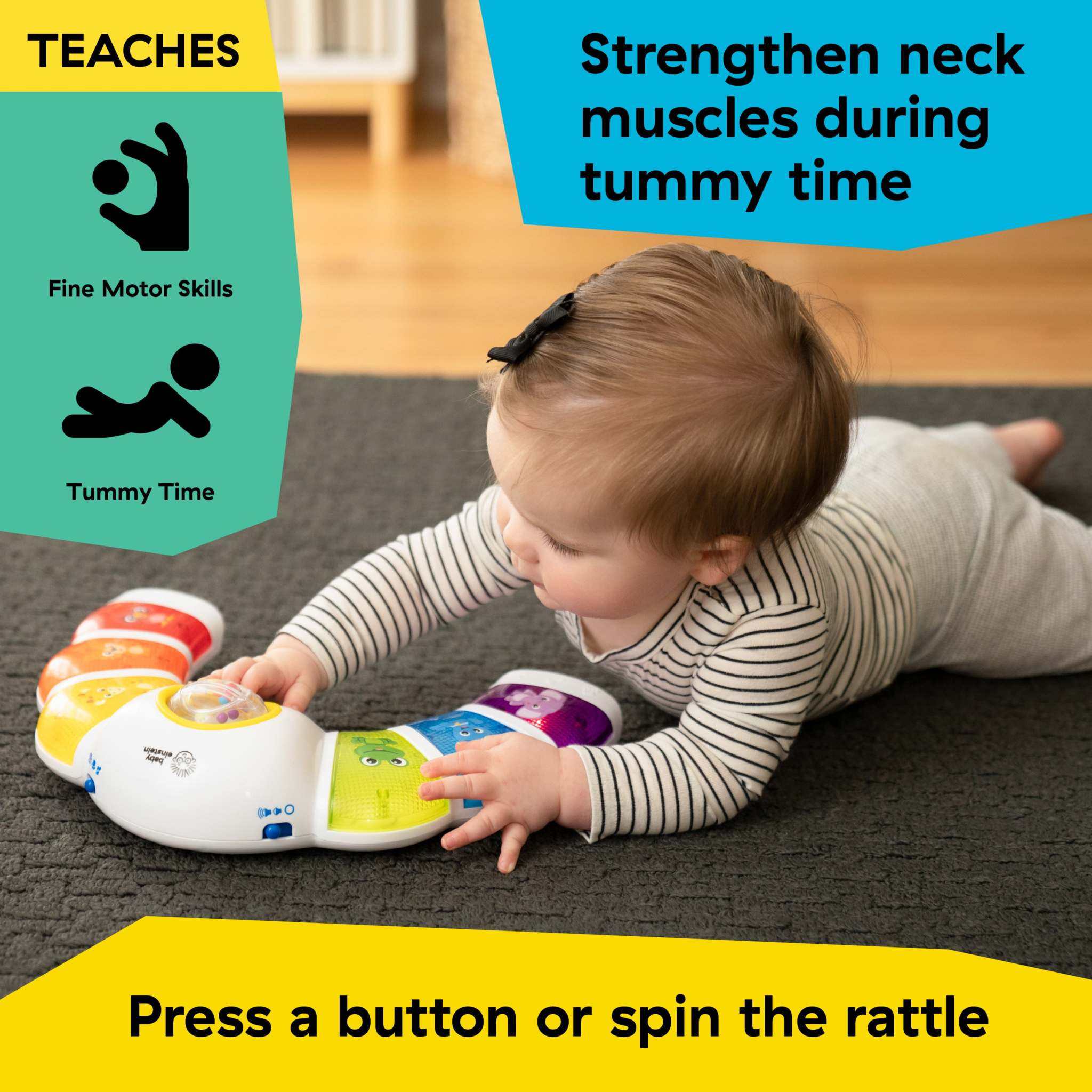 Baby Einstein Glow & Discover Light Bar sensory toy for toddlers