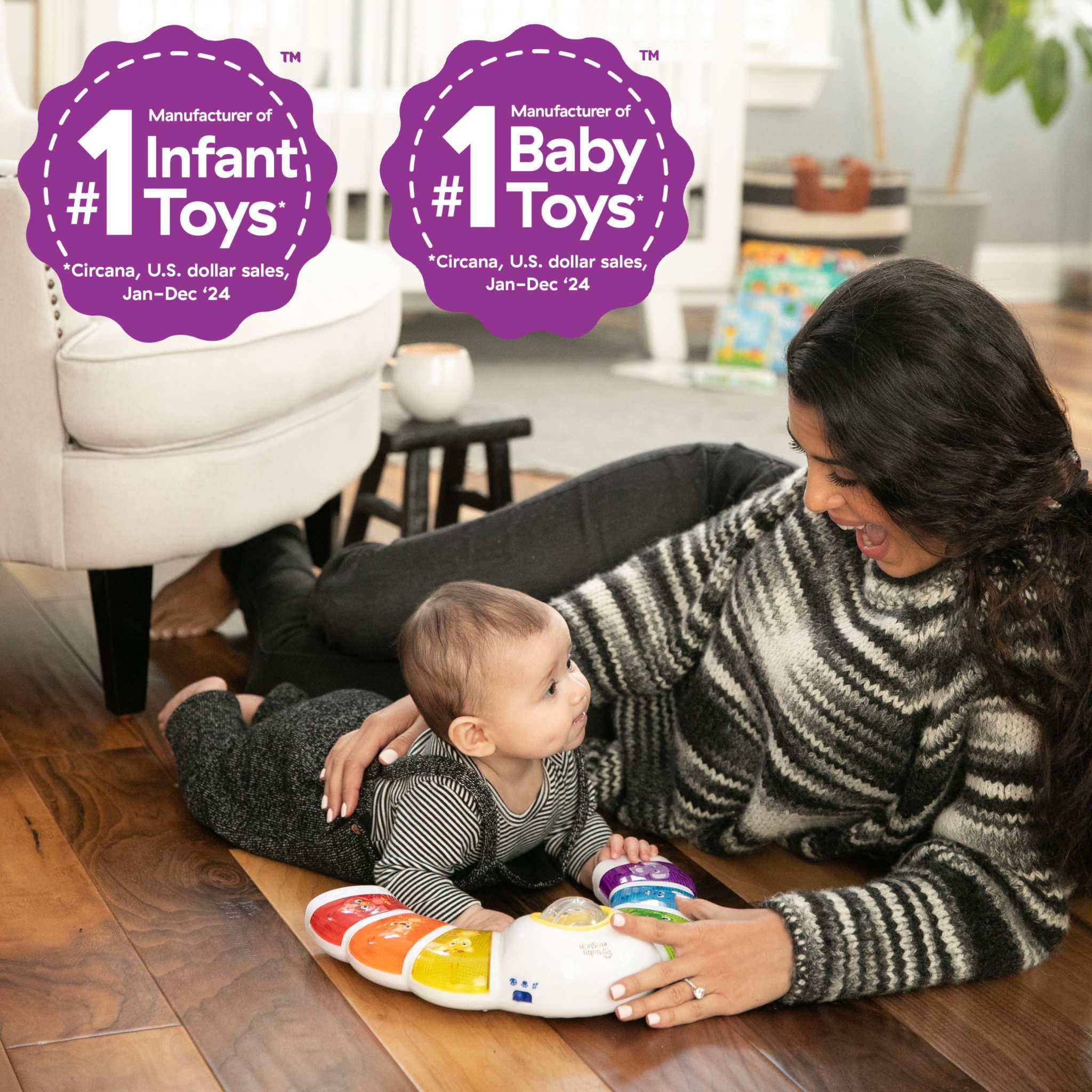 Baby Einstein Glow & Discover Light Bar interactive toy for infants