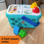 Baby Einstein Hape wooden shopping basket toy with shapes and sounds for babies