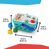 Baby Einstein and Hape wooden shopping basket toy for toddlers
