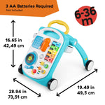 Baby Einstein Musical Mix ‘N Roll 4-in-1 baby walker and activity table with music and lights