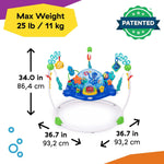 Baby Einstein Neptune ocean discovery activity jumper with rotating seat and interactive toys