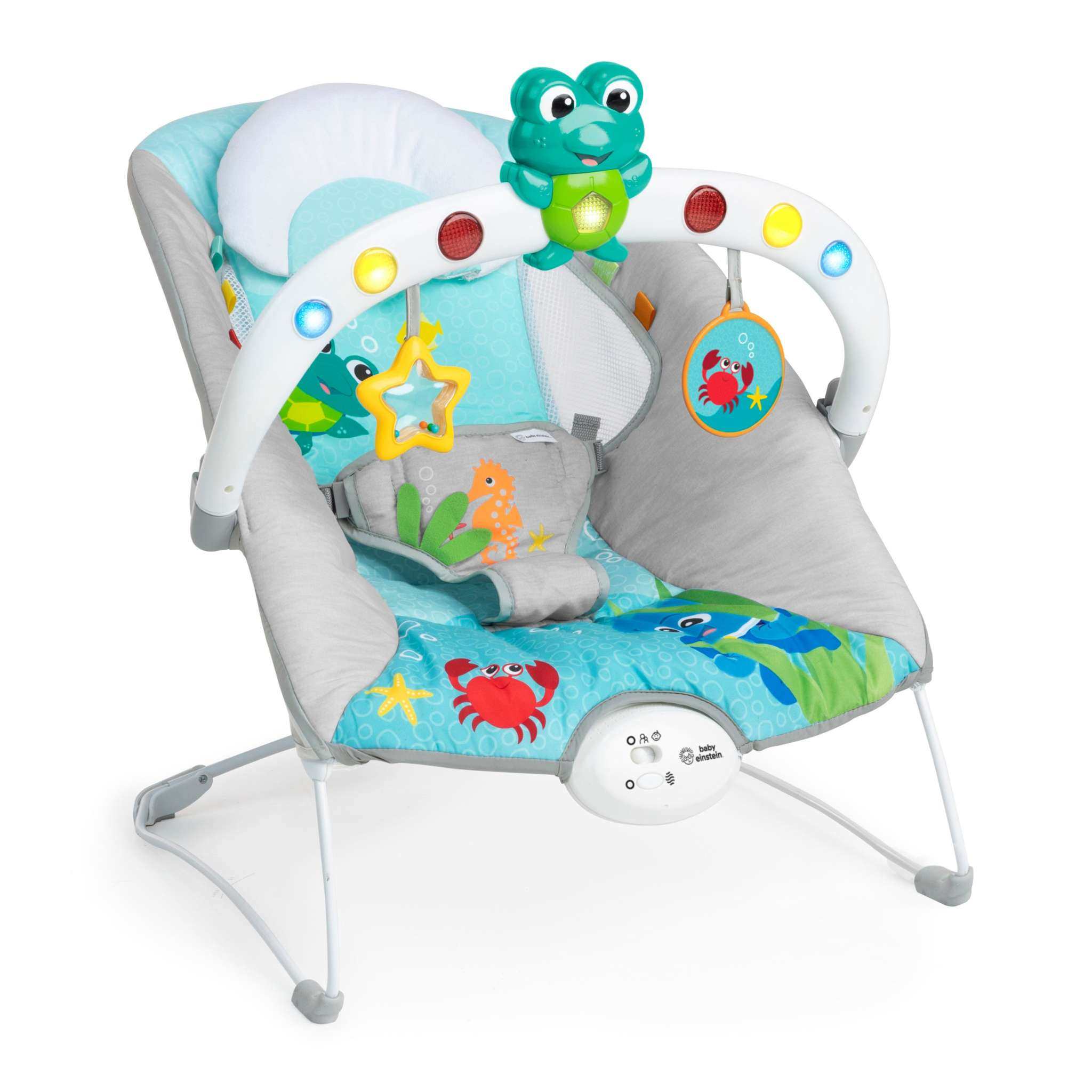 Baby Einstein Ocean Explorers Kick to It Neptune Musical Bouncer for infants