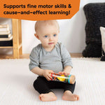 Baby Einstein Rolling Rainmaker sensory rain stick rattle toy for infants
