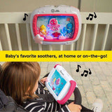 Baby Einstein Sea Dreams Soother pink crib and portable sound machines