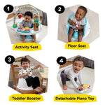 Baby Einstein SuperSeat Touch of Tunes 3-in-1 seat with musical piano and snack tray