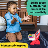 Baby Einstein Cal’s First Melodies Magic Touch Piano Wooden Musical Baby Toy